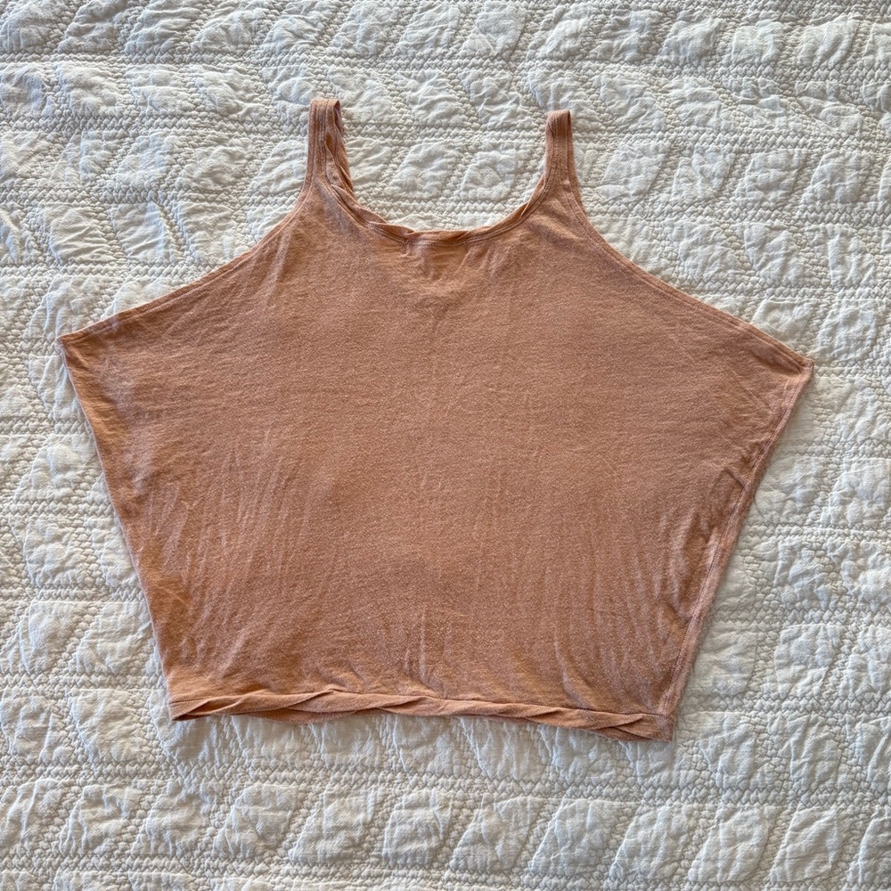 Free People/We the Free Coral, Sleeveless “Pearl Tank” - Picture 5 of 9